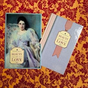 Vintage 90s Victoria's Secret “Beauty of Love” Hardcover Book with Slipcase OS